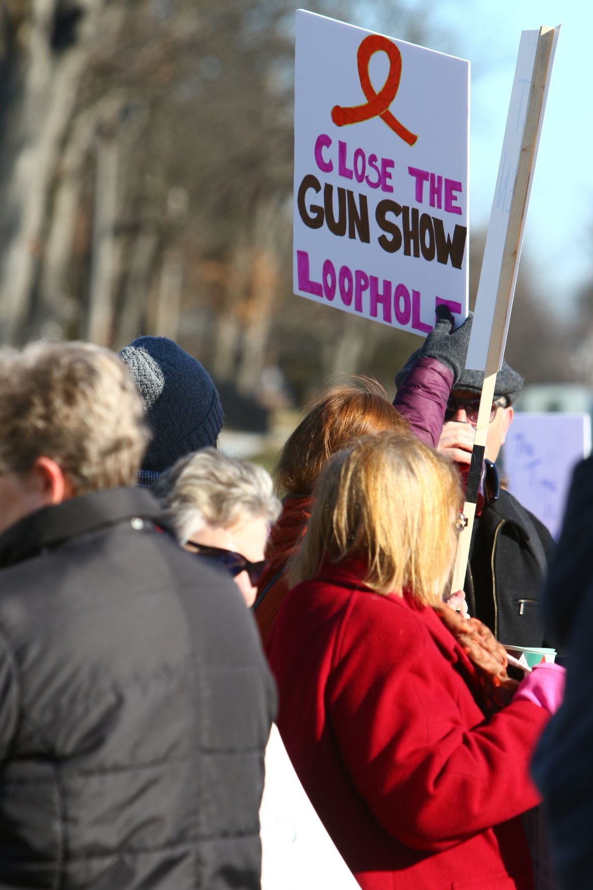 Gallery: Organizers protest outside gun show in Crown Point